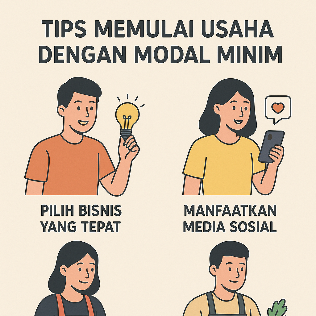 Tips Memulai Usaha dengan Modal Minim